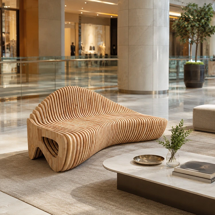 Parametric Wood Slat Bench